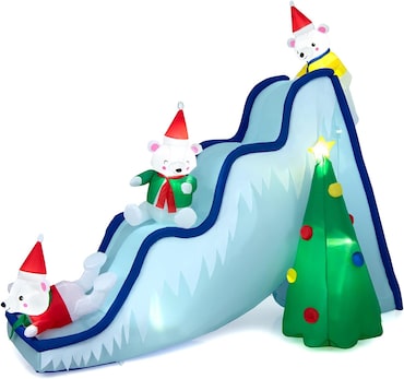 KESSER® Opblaasbare Pinguïn Premium met LED Verlichting - Kerstdecoratie LED