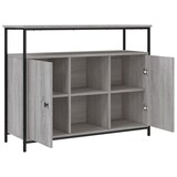 thumbnail of Helloshop26 - Buffet Sideboard Kommode Kleiderschrank Aufbewahrungsmöbel Organizer Küche Wohnzimmer Sonoma-Eiche 100 x 35 x 80 cm 02_0036252