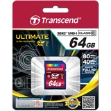 thumbnail of Transcend TS64GSDXC10U1 Speicherkarte 64 GB SDXC MLC Klasse 10