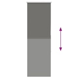 thumbnail of vidaXL Verdunkelungsrollo Grau 60x130 cm Stoffbreite 55,7 cm Polyester