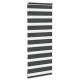 thumbnail of vidaXL Doppelrollo Schwarz 65x100 cm Stoffbreite 60,9 cm Polyester