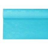 thumbnail of 12 lots de 1 Nappe damassée 6 m x 1,2 m turquoise