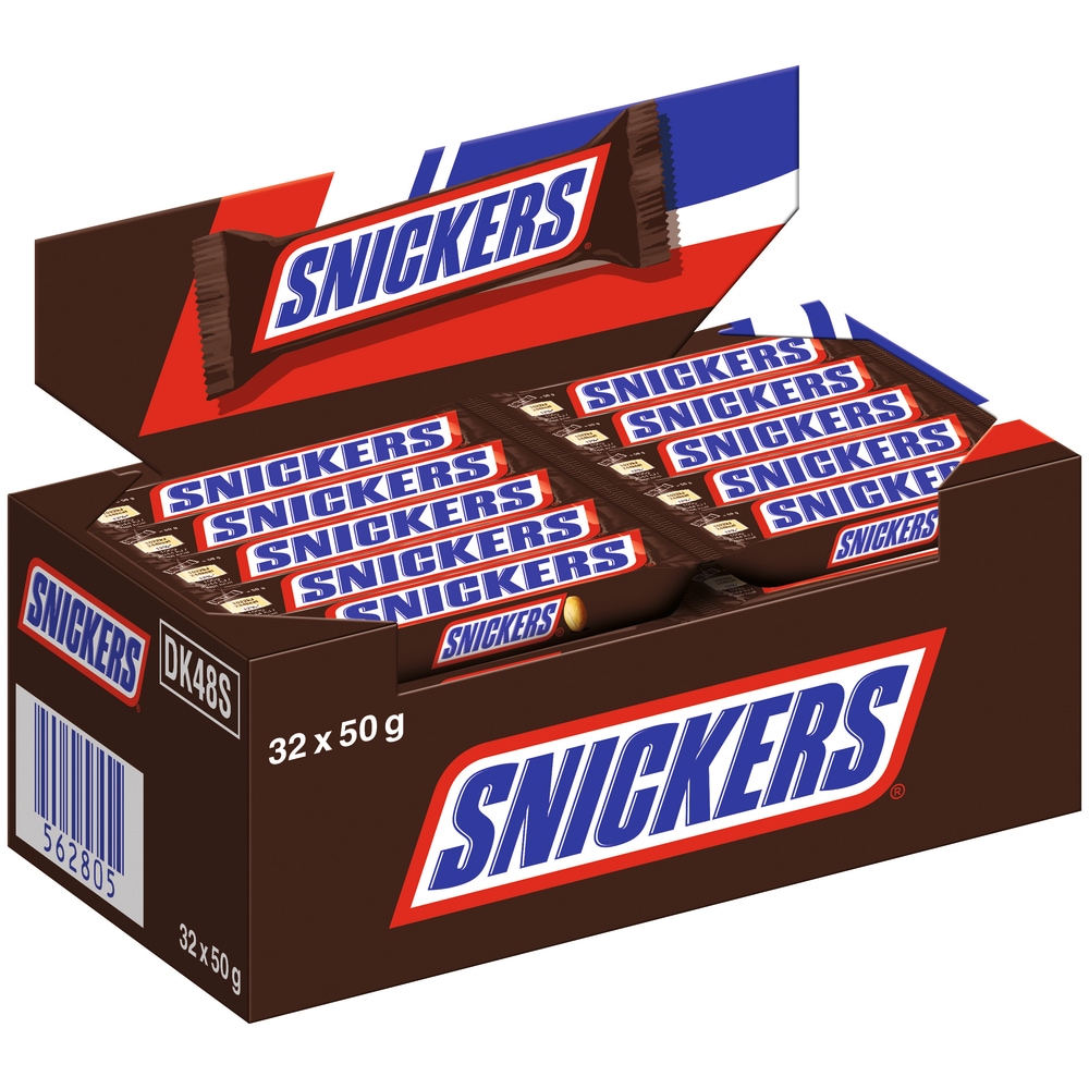 Snickers 32 Riegel x 50 g (1,6kg)