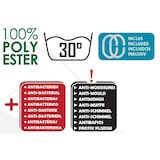 thumbnail of Cortina de Ducha MSV Amalfi 180x200cm em cor Branco