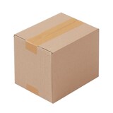 thumbnail of 500 x Faltkarton (190 x 150 x 140 mm) stabil 1-wellig Versandkarton Päckchen DHL Hermes Schachtel Box Paket braun BB-Verpackungen