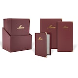 thumbnail of Securit® Menukaart A5 "Classic" - Bordeaux - Kunstleer - 4 zijden