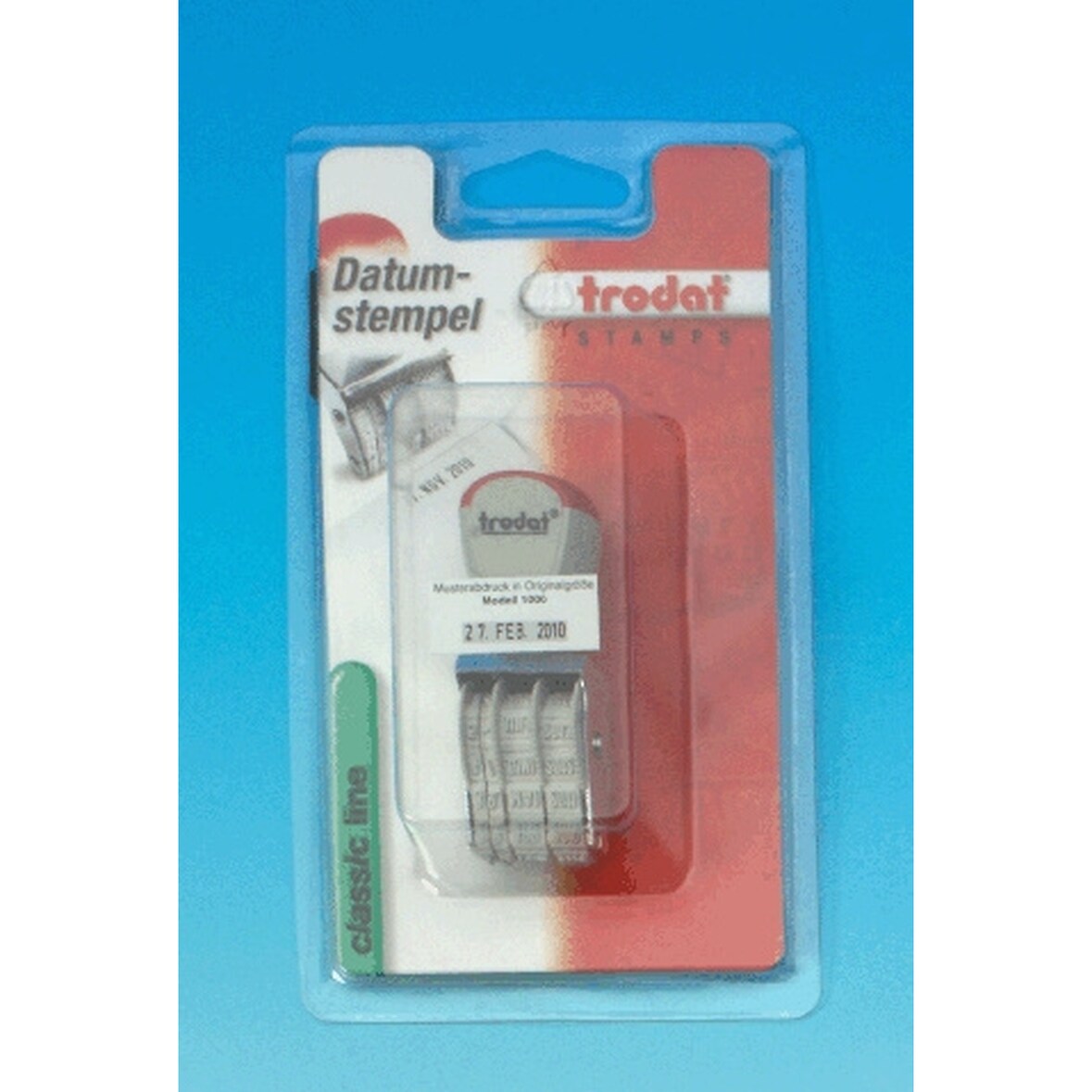 Datumstempel Classic 1000 3x18mm Buchstaben Packung mit 10 Stück