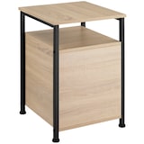 thumbnail of tectake Armoire d’appoint CORK Meuble de rangement Style Vintage 40,5x40,5x60,5cm - Bois clair industriel, Chêne Sonoma - 404222