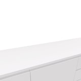 thumbnail of SalesFever Sideboard aus MDF | 2 Türen und 3 Schubladen | Beine Metall mit Messinglegierung | B 150 x T 40 x H 70 cm | weiß