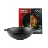 thumbnail of 3,7L Ø28cm Wok Bratpfanne Gusseisen Asia Schmortopf Induktion Pfanne Kazan