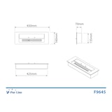 thumbnail of Verbrennungsblock mit Keramikfaser und Deckel zur Regulierung der Flamme 2.5L