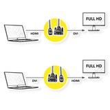 thumbnail of ROLINE Monitorkabel DVI (18+1) - HDMI, M/M, zwart, 1 m