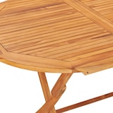 thumbnail of Table pliable de jardin 160x80x75 cm Bois de teck solide