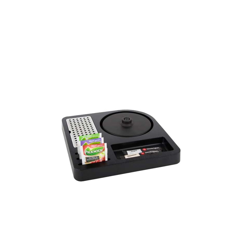 B-Tray Willkommenstablett SQUARE Schwarz