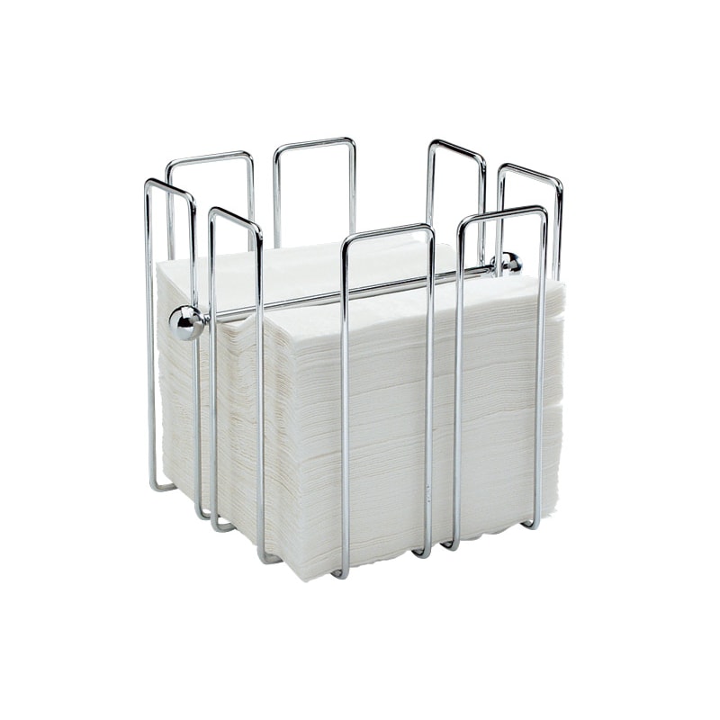 METRO PROFESSIONAL Serviettenhalter, Metall, 19 x 19 x 19 cm, mit Beschwerer