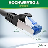 thumbnail of InLine® Patchkabel, Cat.6A, S/FTP, TPE (LSZH), CCA, blau, 3m