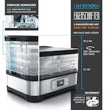 thumbnail of Arendo Dörrautomat mit Temperaturregler Dörrgerät DEHYDRATOR