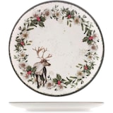 thumbnail of H&H Servizio Tavola 18 Pezzi Garland in Stoneware Decorato, 6 Piatti Piani 26cm, 6 Piatti Fondi 20cm, 6 Piatti Frutta 19,5cm