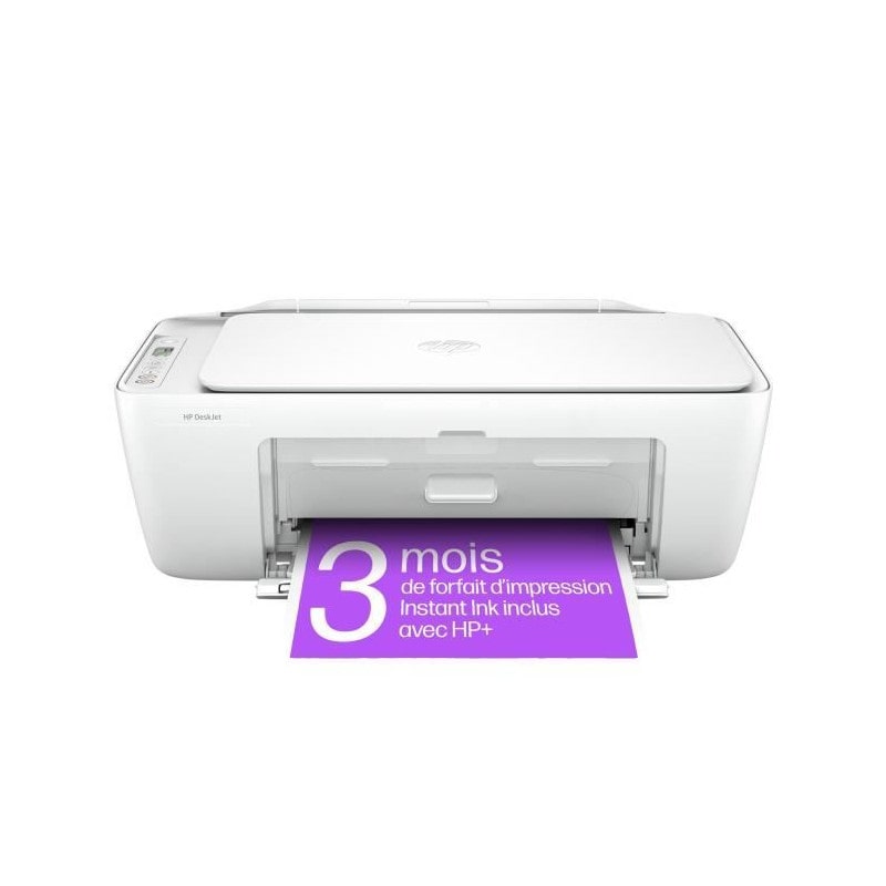 Hp Deskjet 2810e Imprimante Tout-en-un Jet D'encre Couleur - 3 Mois D'instant Ink Inclus Avec Hp+