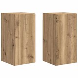 thumbnail of vidaXL TV-Wandschrank 2 pcs Kunsthandwerk Eiche 30 x 31 x 60 cm