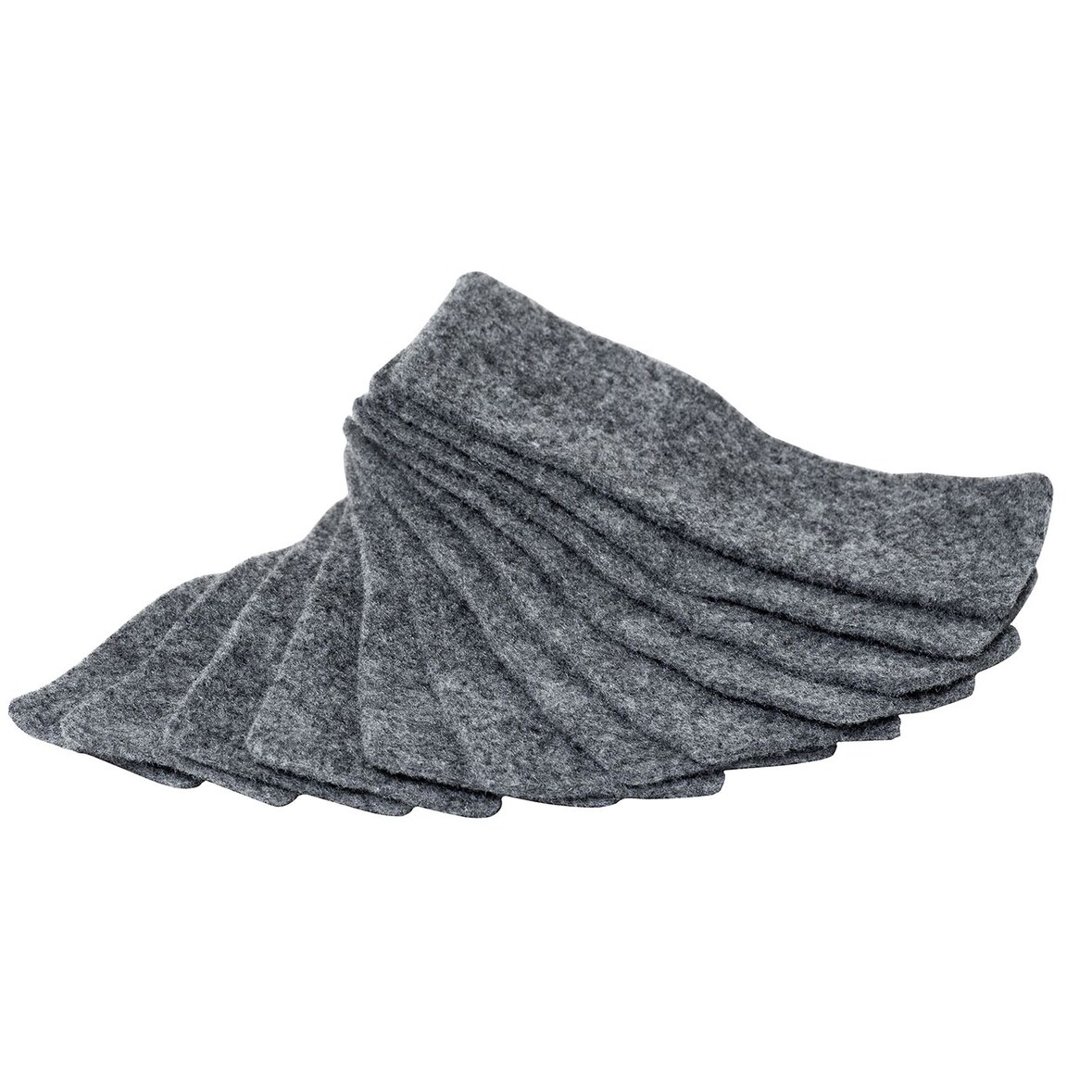 Q-Connect® KF16826 Ersatzfilz für Reinigungsschwamm - 12 Stück, grau