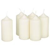 thumbnail of METRO Professional Bougies pilier, paraffine, 5.8 x 13 cm, env. 30 h, ivoire, 6 pièces