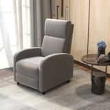 thumbnail of HOMCOM sillón relax reclinable hasta 160° sofá reclinable moderno con reposapiés para salón dormitorio soporta hasta 120 kg 64x86x102 cm