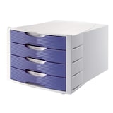 thumbnail of Schubladenbox 1553 4geschlossene Schübe blau
