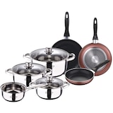 thumbnail of San Ignacio - Conjunto de panelas de aço inoxidável de 16/18/20/24 cm com conjunto de panelas de 16/20/24 cm adequado para indução