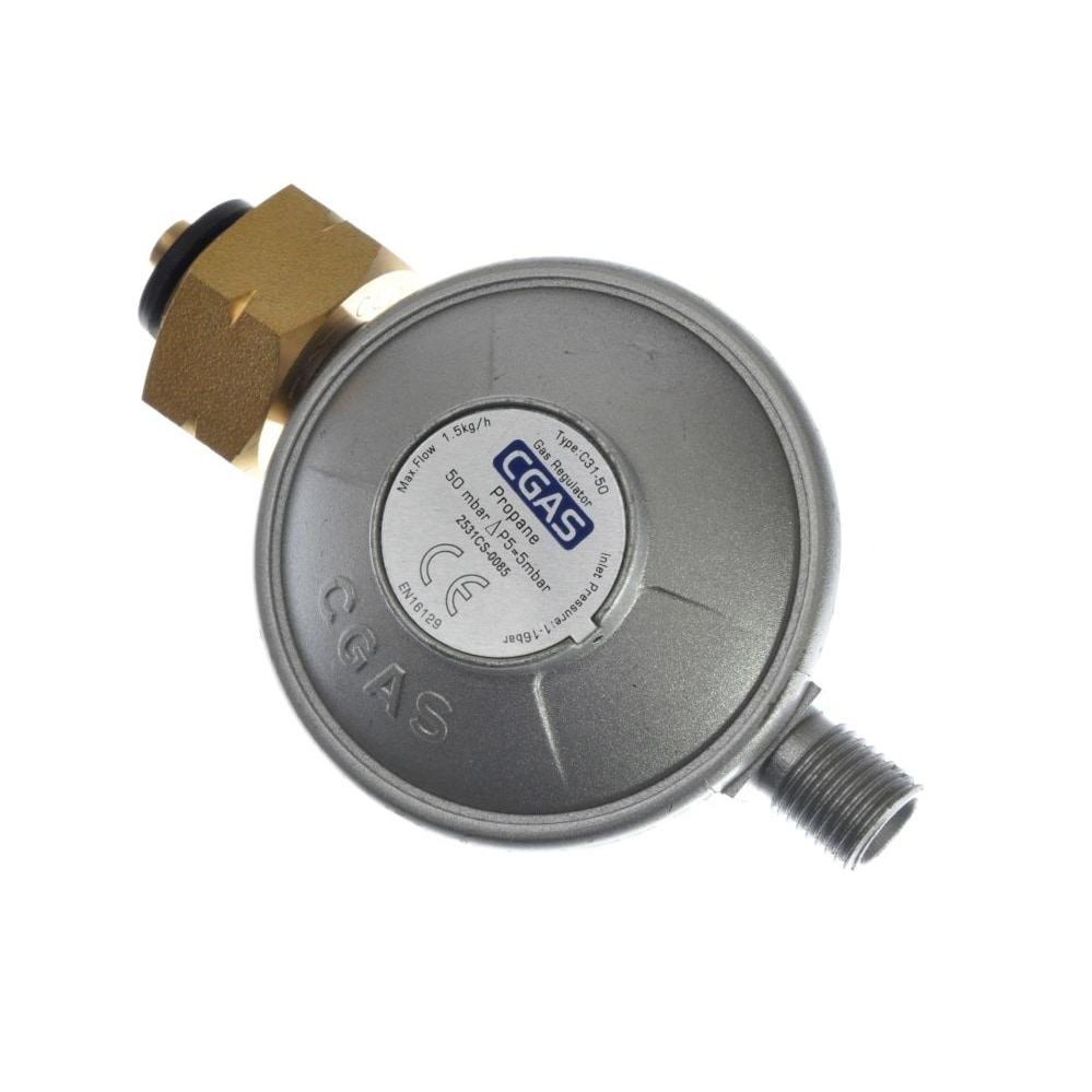 Regolatore di pressione 50 mBar, HENDI, Regolatore 50mBar