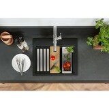 thumbnail of Villeroy&Boch Keramik-Spülbecken mit Handbetätigung, Subway Style 60 S flat Weiß Alpin 580x490mm, inkl. Abtropfgitter