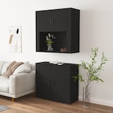 thumbnail of vidaXL Highboard Schwarz Holzwerkstoff