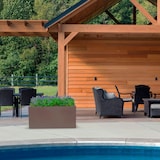 thumbnail of WellHome - Pflanzgefäß aus Polyethylen 80x40x40cm Top Garden RODRI in Taupe
