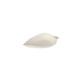 thumbnail of 12 Fingerfood - Teller, Zuckerrohr "pure" 8 cm x 6 cm weiss "Leaf"