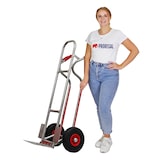 thumbnail of PROREGAL Alu-Sackkarre RAGNAR mit klappbarer Schaufel, Treppenrutsche & pannensichere PU-Bereifung, Traglast 250kg, Transportkarre Staplerkarre