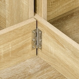 thumbnail of Mesa plegable de comedor mesa de cocina plegable con 2 alas abatibles mesa plegable para 2-4 personas 104x76x73,7 cm roble