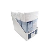 thumbnail of METRO PROFESSIONAL Drap de bain, coton, 50 x 100 cm, résistant au sèche-linge, blanc, 4 unités