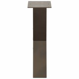 thumbnail of vidaXL Couchtischbeine X-Form 2 Stk. Naturstahl 38x(42-43) cm Stahl