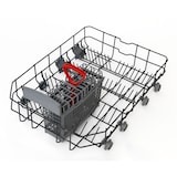 thumbnail of Sharp teilintegrierbarer Geschirrspüler (45 cm), QW-HS12S47EW-DE, 10 Maßgedecke, Edelstahl