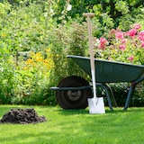 thumbnail of Relaxdays Schubkarrenrad 3.50-8, Vollgummireifen mit fester Achse, Stahlfelge, Ersatzrad Schubkarre, 120 kg, schwarz