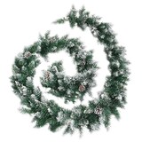 thumbnail of vidaXL Weihnachtsgirlande mit LED-Lichtern Grün 2,7 m PVC