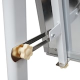 thumbnail of Whiteboard HWC-C85b, met uitschuifbaar bord Magneetbord Memobord Prikbord, mobiel oprolbaar incl. accessoires, 167x186cm