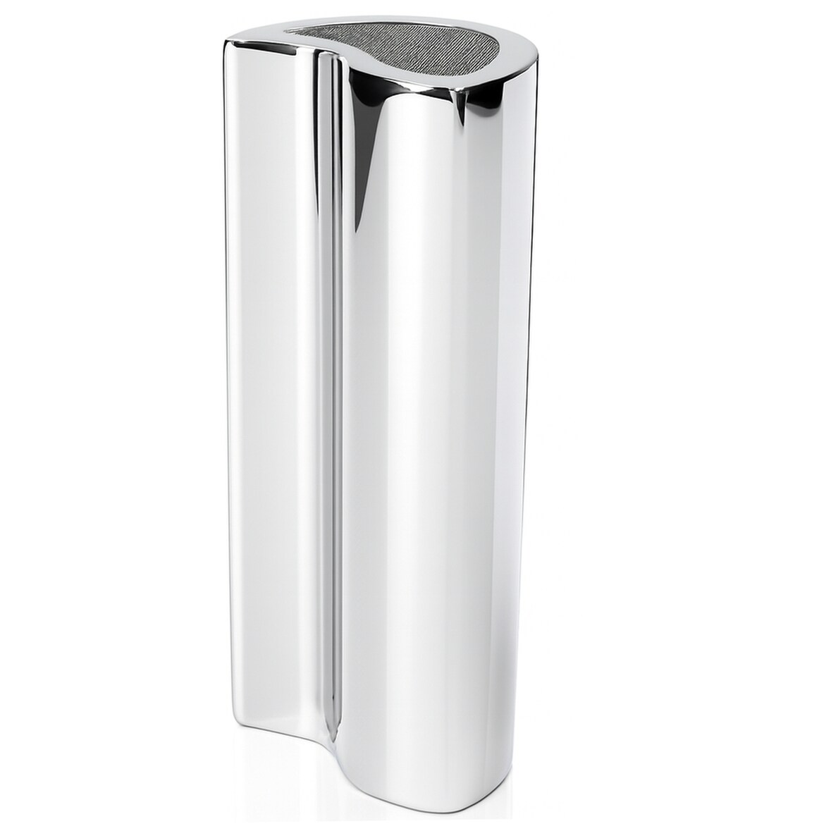 Cappuccino Strooier – Verchroomd 18/8 RVS – 15×4×3 cm – Fijnmazige cacaostrooier