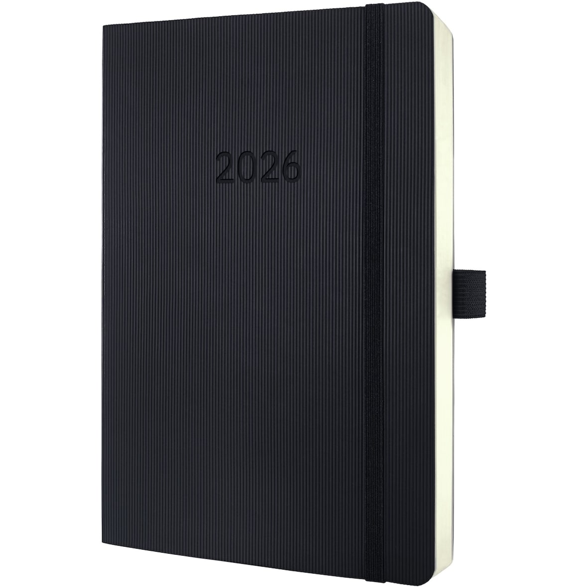 Tageskalender Conceptum ca. A5 Softcover schwarz 2026.