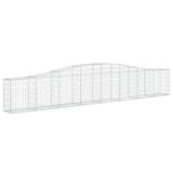 thumbnail of vidaXL Gabionen mit Hochbogen 8 Stk. 400x30x60/80 cm Verzinktes Eisen