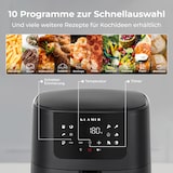 thumbnail of KLAMER Heißluftfritteuse 5l XL, Heissluftfritteuse mit Sichtfenster & Schüttel-Erinnerung, Ölfreier 1500W Airfryer mit LED-Touchscreen, digitalem deu…