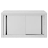 thumbnail of vidaXL Wandhängeschrank mit Schiebetüren 90×40×50 cm Edelstahl