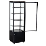 thumbnail of METRO PROFESSIONAL Panorama Kühlvitrine GGC3235B, 51.5 x 48.5 x 169 cm, 235 L, 4 verstellbare Einlegeböden, mit 4 Rollen, schwarz