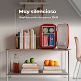 thumbnail of Nevera Mini EVVO F4R Retro, 4 L, Rojo, Refrigeración, Bajo consumo y mantenimiento de calor