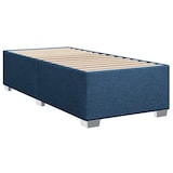thumbnail of vidaXL Boxspringbett mit Matratze Blau 90x200 cm Stoff
